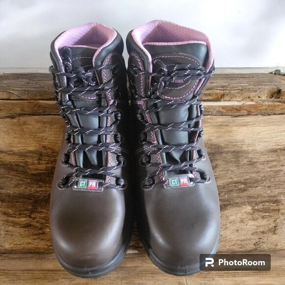 Avenger Framer A7123 Brown/Lilac Work & Safety Boots Women's SZ 9.5M - Picture 3 of 8